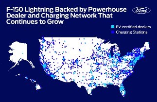 F-150 Lightning Dealer and Charging Network Map